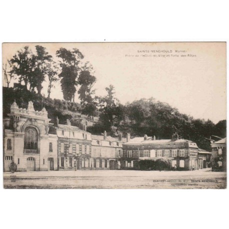 County 51800 - SAINTE-MENEHOULD - PLACE DE L'HÔTEL DE VILLE - PARTY ROOM