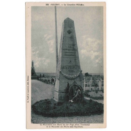 51500 - SILLERY - LE CIMETIERE MILITAIRE