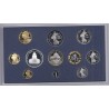 FRANCE - PROOF COIN SET FRANCS 1997 - 11 COINS