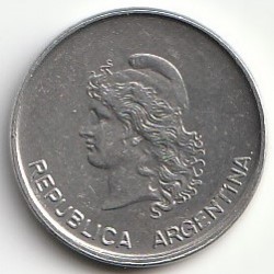 ARGENTINE - KM 89 - 10 CENTAVOS 1983