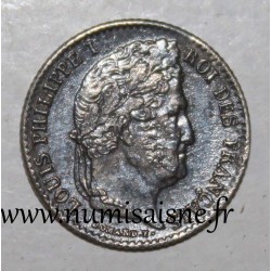 FRANCE - KM 740 - 1/4 FRANC 1839 W - Lille - TYPE LOUIS PHILIPPE 1