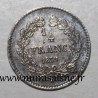 FRANKREICH - KM 740 - 1/4 FRANC 1839 W - Lille - TYP LOUIS PHILIPPE 1