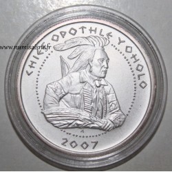 UNITED STATES - Poarch Creek Indians - 1 DOLLAR 2007 - Chief Opothle Yoholo