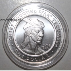 UNITED STATES - Shawnee Tribe - 1 DOLLAR 2002 - Chief 'Shooting Star' Tecumseh