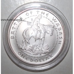 ETATS UNIS - Shawnee Tribe - 1 DOLLAR 2007 - Battle of the Wabash