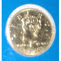 UNITED STATES - 1/2 DOLLAR COMMEMORATIVE - JOHN F. KENNEDY - SOLID GOLD 18 CARATS