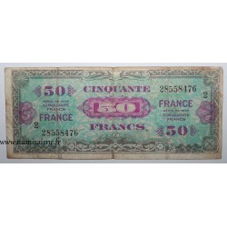 FRANKREICH - PICK 117a - 50 FRANCS VERSO FRANCE - 1945 - SERIE 2