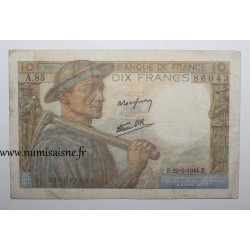 FRANCE - PICK 99 - 10 FRANCS MINEUR - 22/06/1944