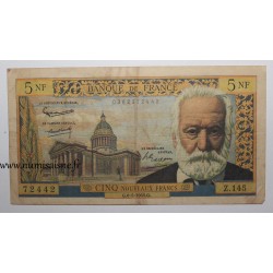 FAY 56/18 - 5 NOUVEAUX FRANCS VICTOR HUGO - 06.05.1964 - W.113 - PICK 141