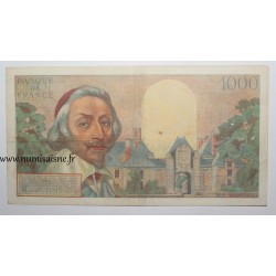 FRANCE - PICK 134 - 1000 FRANCS RICHELIEU - 02/06/1955 - X.158