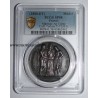 HOCHZEITSMEDAILLE – „LA RELIGION LES UNIT“ – KOLLEKTION TERRISSE – PCGS – SP 58 – SILBER