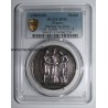 WEDDING MEDAL - 'LA RELIGION LES UNIT' - COLLECTION TERISSE - PCGS - SP 53 - SILVER