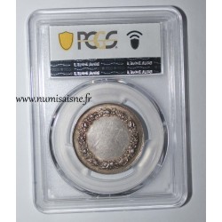 MÉDAILLE DE MARIAGE - 'MARIAGE CHRÉTIEN' - COLLECTION TERISSE - PCGS - SP 58 - ARGENT