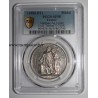 MÉDAILLE DE MARIAGE - 'FIDÉLITÉ BONHEUR' - COLLECTION TERISSE - PCGS - SP 58 - ARGENT