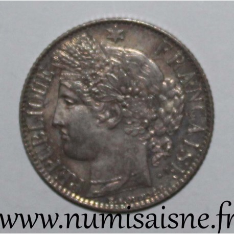 GADOURY 465a - 1 FRANC 1888 A - Paris - TYPE CÉRÈS - KM 822