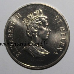 SAINT-HELENA - KM 15 - 50 PENCE 1996 - 70. Geburtstag von Queen Elizabeth II