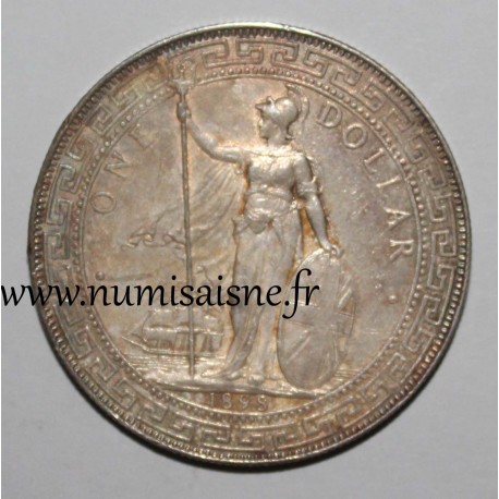 ROYAUME UNI - KM T5 - 1 DOLLAR 1898 B (BOMBAY)