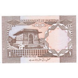 PAKISTAN - PICK 27 J - 1 RUPEE - NON DATÉ - 1983 - SIGN 7