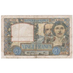 FAY 12/16 - 20 FRANCS...