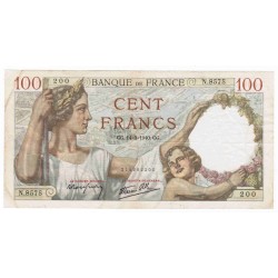 FAY 26/25 - 100 FRANCS...