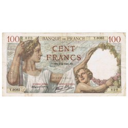 FAY 26/26 - 100 FRANCS...