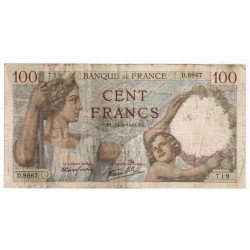 FAY 26/25 - 100 FRANCS...