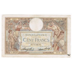 FAY 24/14 -100 FRANCS Luc...