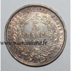 FRANCE - KM 761 - 5 FRANCS 1851 A Paris TYPE CERES