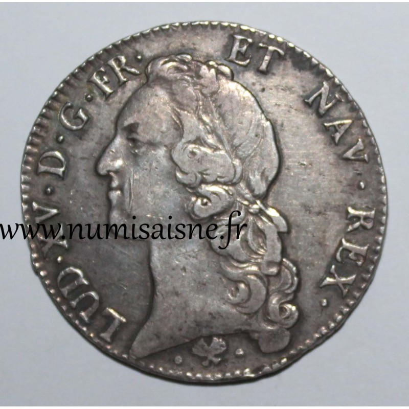 FRANCE - Gad 322a - LOUIS XV - ECU WITH HEADBAND 1770 L - BAYONNE