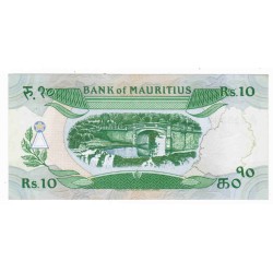 ILE MAURICE - PICK 35 - 10 RUPEES  - NON DATE (1985)