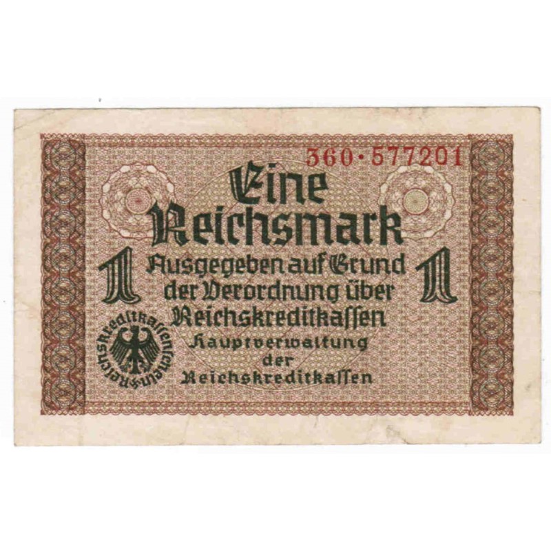 ALLEMAGNE - PICK R136a - 1 REICHSMARK - 1940-45