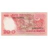 INDONESIEN - PICK 116 - 100 RUPIAH 1977 - NASHORN