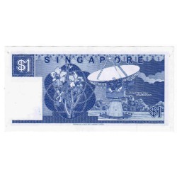 SINGAPORE - PICK 18 a - 1 DOLLAR (1987)