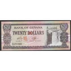 GUYANA - 20 DOLLARS - (2006) - SIGN 13