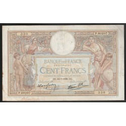 FRANCE - PICK 186 - 100 FRANCS Luc Olivier MERSON - 15/07/1938 - P.60207