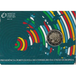 PORTUGAL - 2 EURO 2007 - PRÄSIDENTSCHAFT - COINCARD