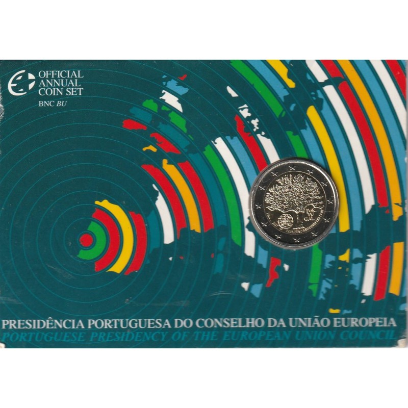 PORTUGAL - 2 EURO 2007 - PRESIDENCY - COINCARD