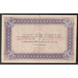 54 - NANCY - CHAMBRE DE COMMERCE - 2 FRANCS - 11/11/1918