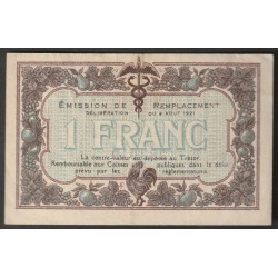 71 - MACON - BOURG - CHAMBRE DE COMMERCE - 1 FRANC - 04/08/1921