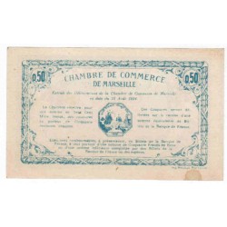 13 - MARSEILLE - 50 CENTIMES 1914 - 12.08 - CHAMBRE DE COMMERCE