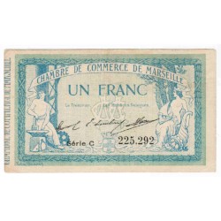 13 - MARSEILLE - 1 FRANC 1914 - 12.08 - CHAMBRE DE COMMERCE