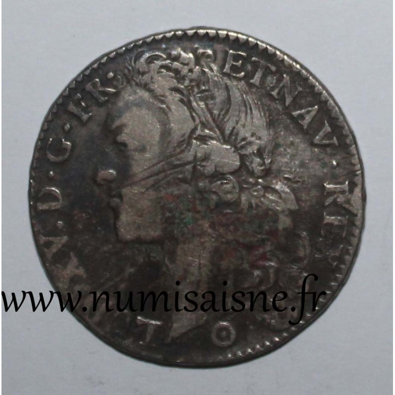 FRANCE - Gad 314 - LOUIS XV - 1715-1774 - 1/2 ECU AU BANDEAU - 1741 K - Bordeaux