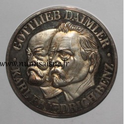 Deutschland - Medaille - 100 Jahre Automobile - 1886 - 1986 - G. Daimler - K. F. Benz