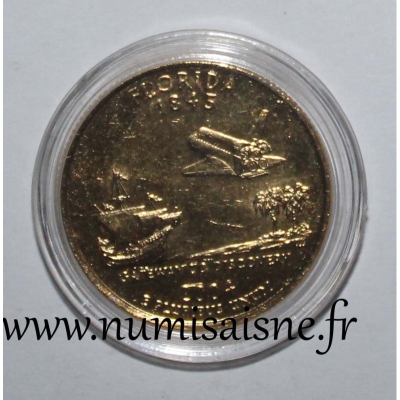 UNITED STATES - KM 356 - 1/4 DOLLAR 2004 D - Denver - FLORIDA - Golden