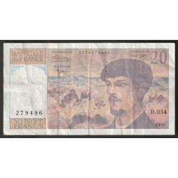 FRANCE - PICK 151 - 20 FRANCS DEBUSSY - 1997 -  D.054