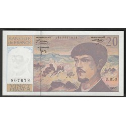 FRANCE - PICK 151 - 20 FRANCS DEBUSSY - 1997 - U.053