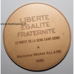 FRANCE - Médaille - Ministère de l'intérieur - Offert par le prefet de Seine Saint Denis - 1995