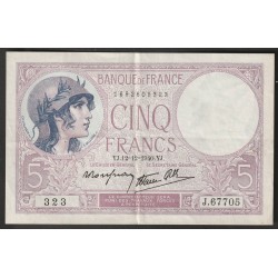 FAY 04/17 - 5 FRANCS VIOLET...