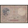 FRANCE - PICK 83 - 5 FRANCS VIOLET - TYPE 1917 - 02/11/1939