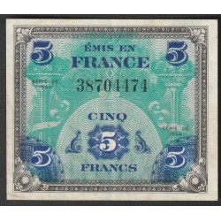 FAY VF 17/01 - 5 FRANCS...